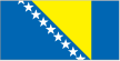 Flag Bosnia and Herzegovina.